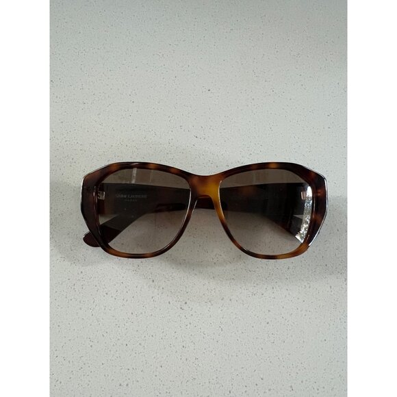 Saint Laurent SLM8 003 56mm havana brown Sunglasses - Picture 9 of 9